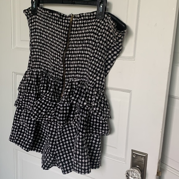 Rampage Strapless Shorts Romper - 13 - Picture 6 of 9